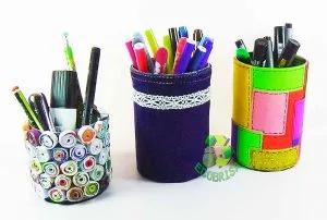 Como decorar latas de aluminio
