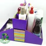 Organizador con caja de zapatos