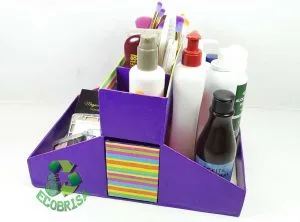Organizador con caja de zapatos