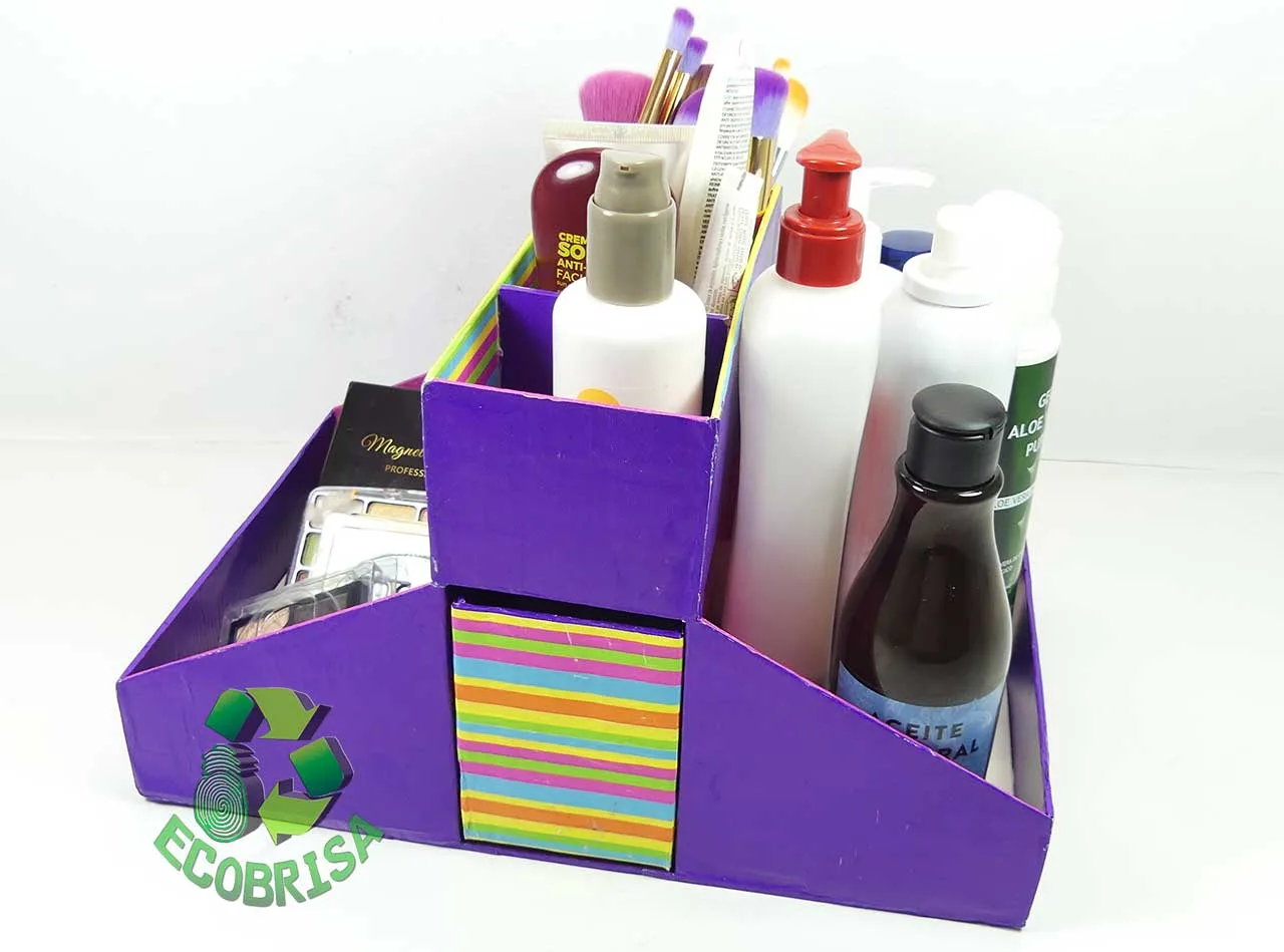 Organizador con caja de zapatos