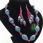 Collar y pendientes con Jeans