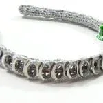 Diadema con anillas de latas