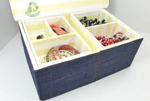 Organizador con caja de zapatos