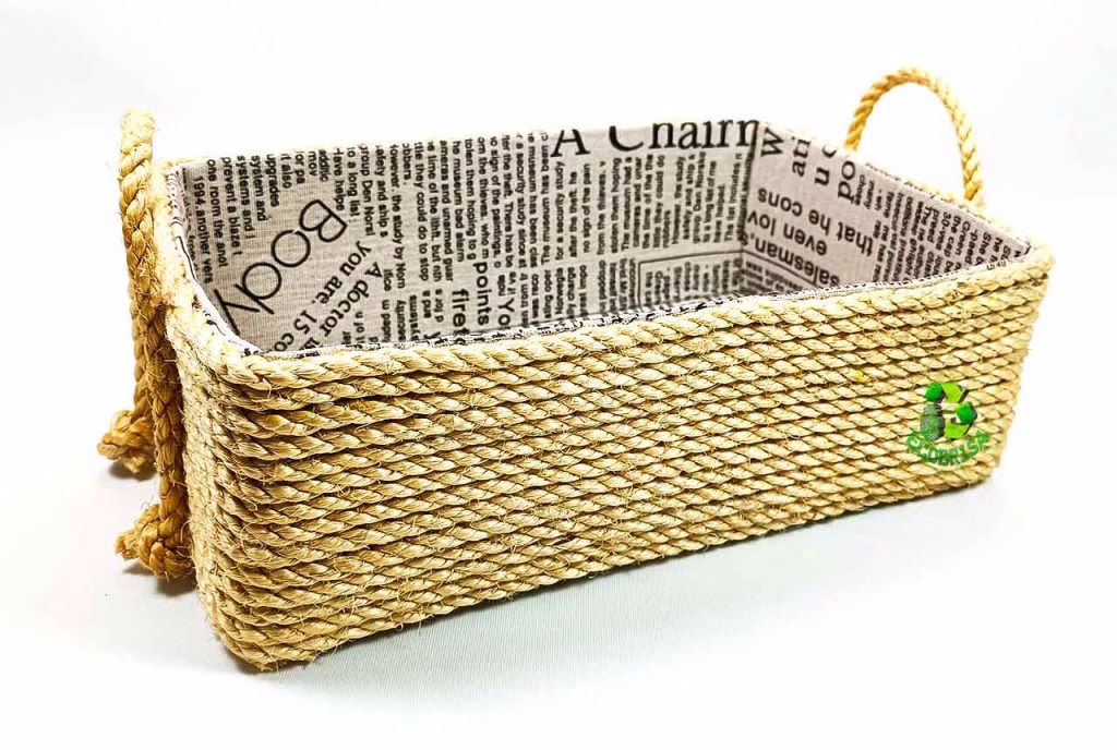 Decorar caja de cartón estilo rústico
