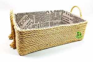 Decorar caja de cartón estilo rústico
