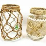 Decorar frascos de vidrio