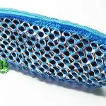 Neceser hecho con anillas de latas