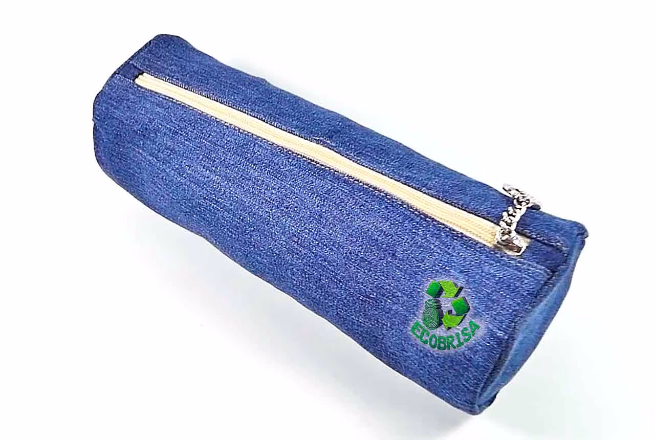 Estuche para lapices con jeans