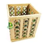 Cómo hacer una caja con canicas de cristal