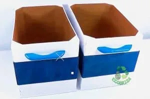 reciclaje de cajas de frutas