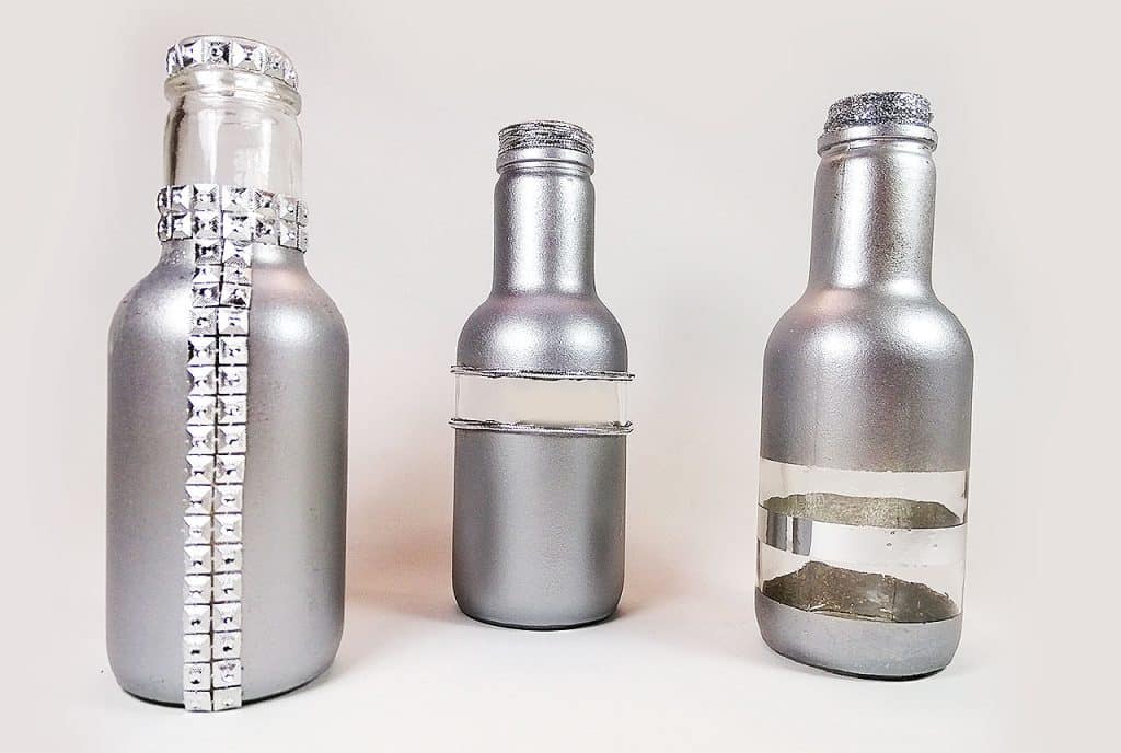 Ideas para decorar botellas de cristal