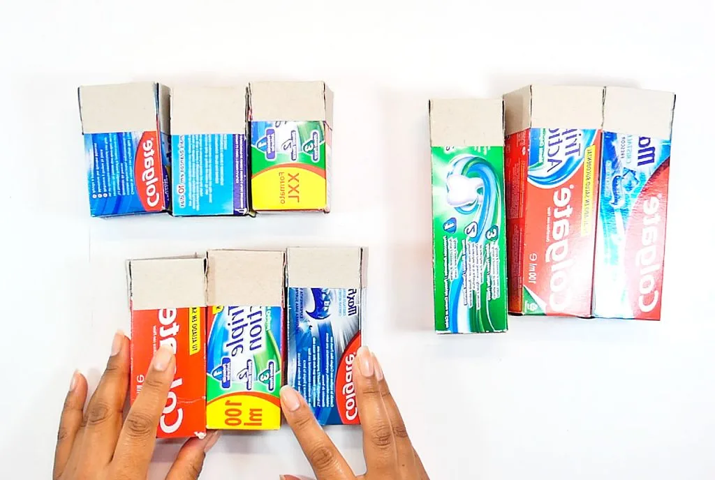 Organizador de escritorio reciclado