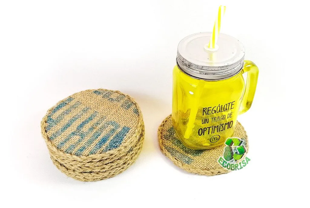Posavasos estilo rústico