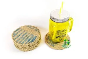 Posavasos estilo rústico