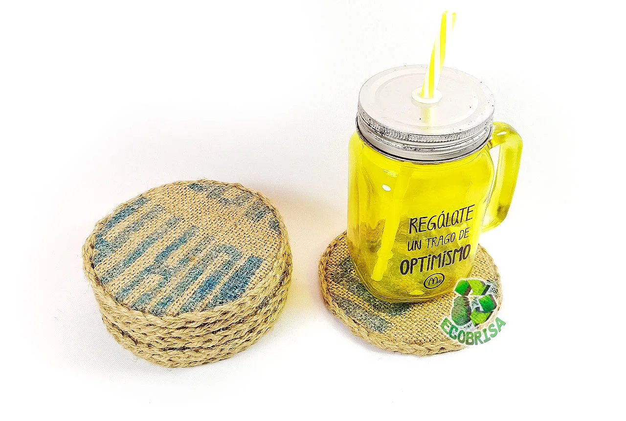 Posavasos estilo rústico